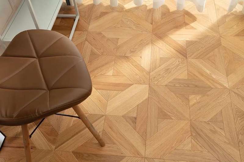 Intricate parquet panel